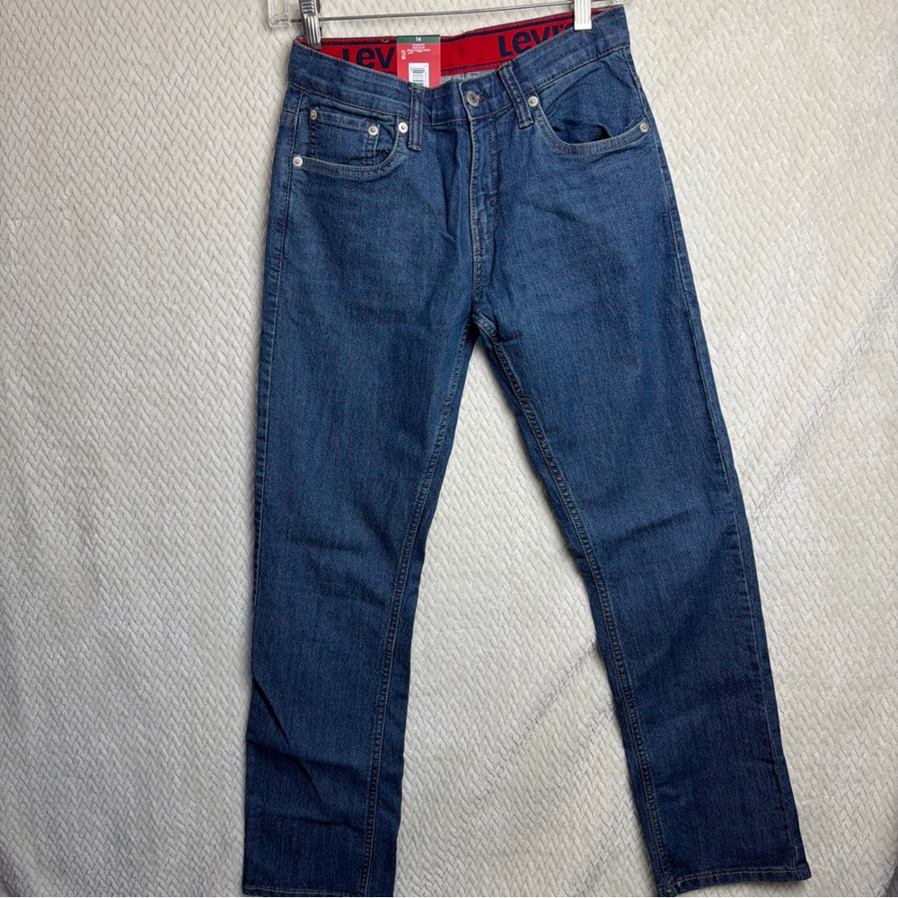Levi's Boys 511 Slim Flex Stretch Fit Zip Fly & Button Closure Denim Jeans